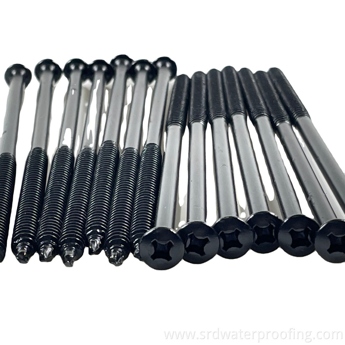 black fasteners for roofing